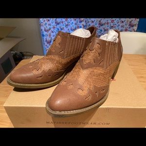 Matisse Cowboy / Western booties - vegan leather 9